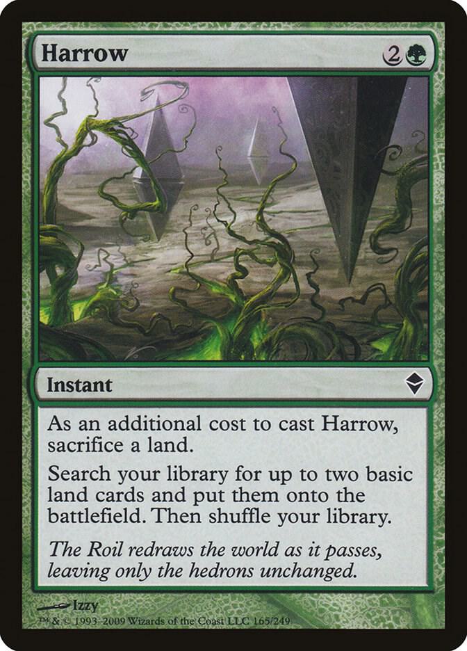 Harrow 165 card from Zendikar