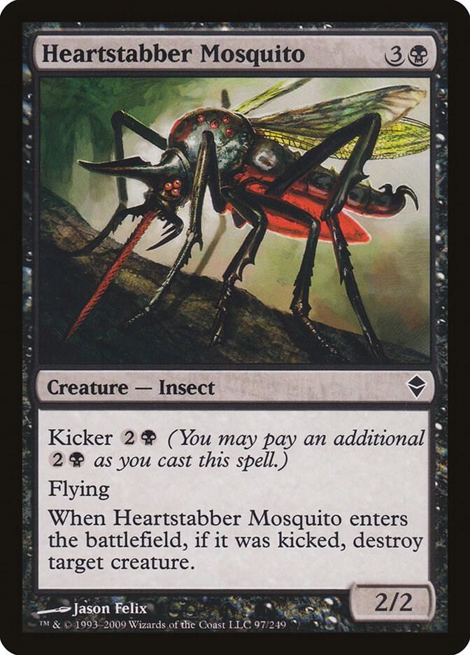 Heartstabber Mosquito 97 card from Zendikar