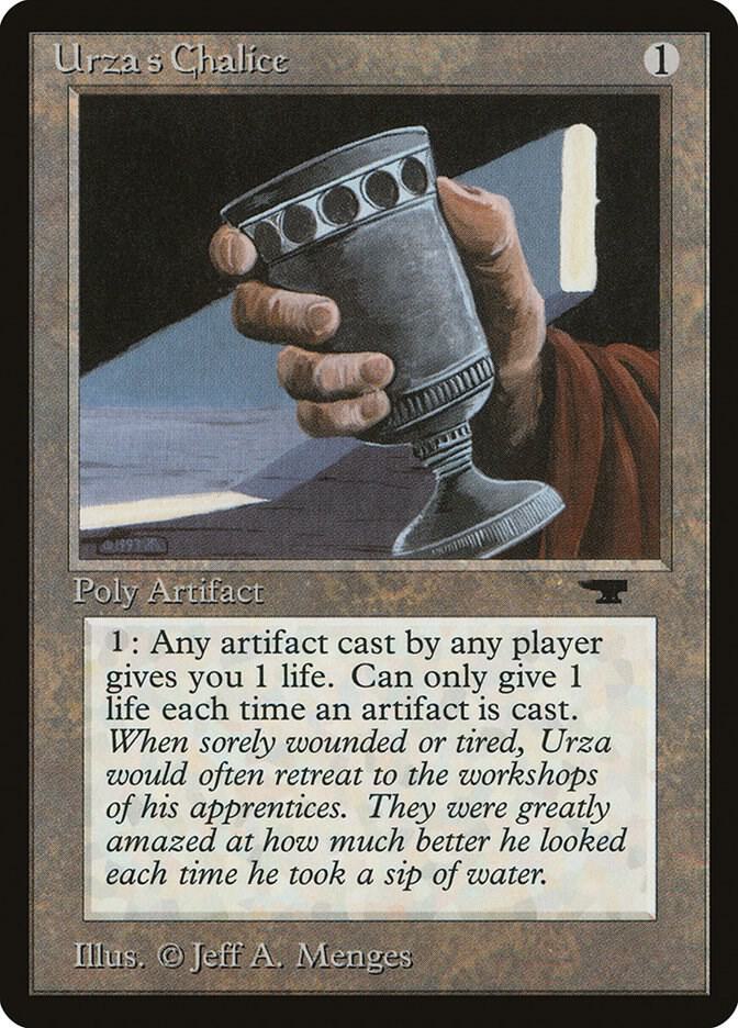 Urza's Chalice card from Antiquities