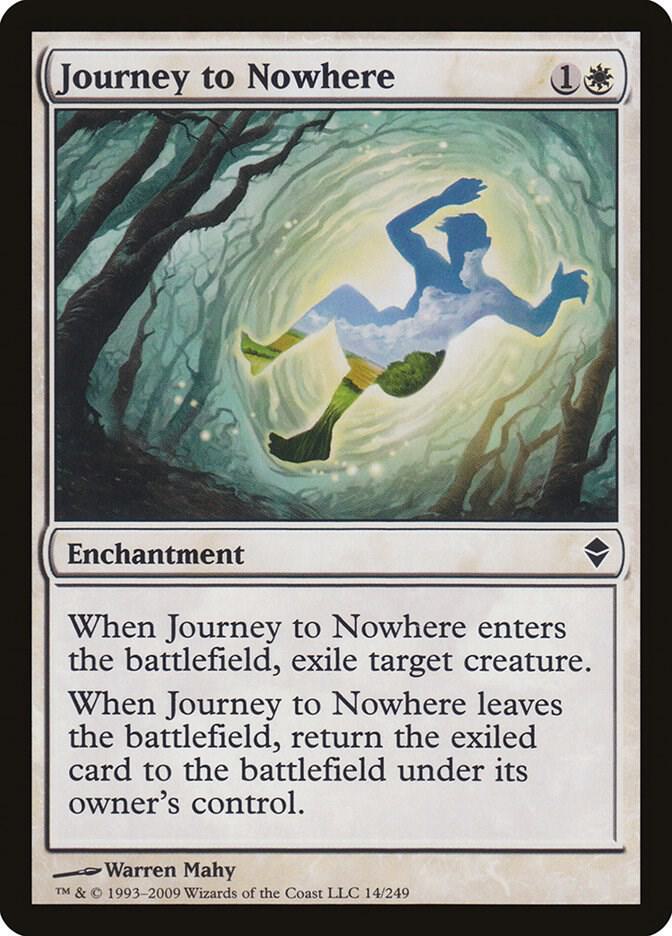 Journey to Nowhere 14 card from Zendikar