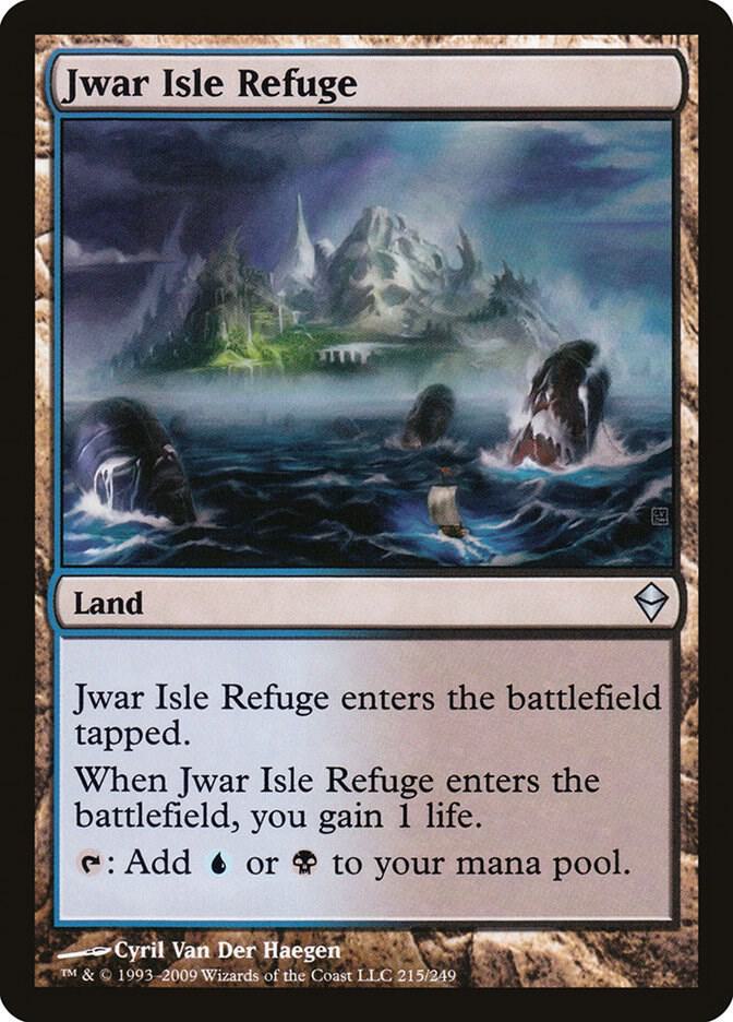 Jwar Isle Refuge 215 card from Zendikar