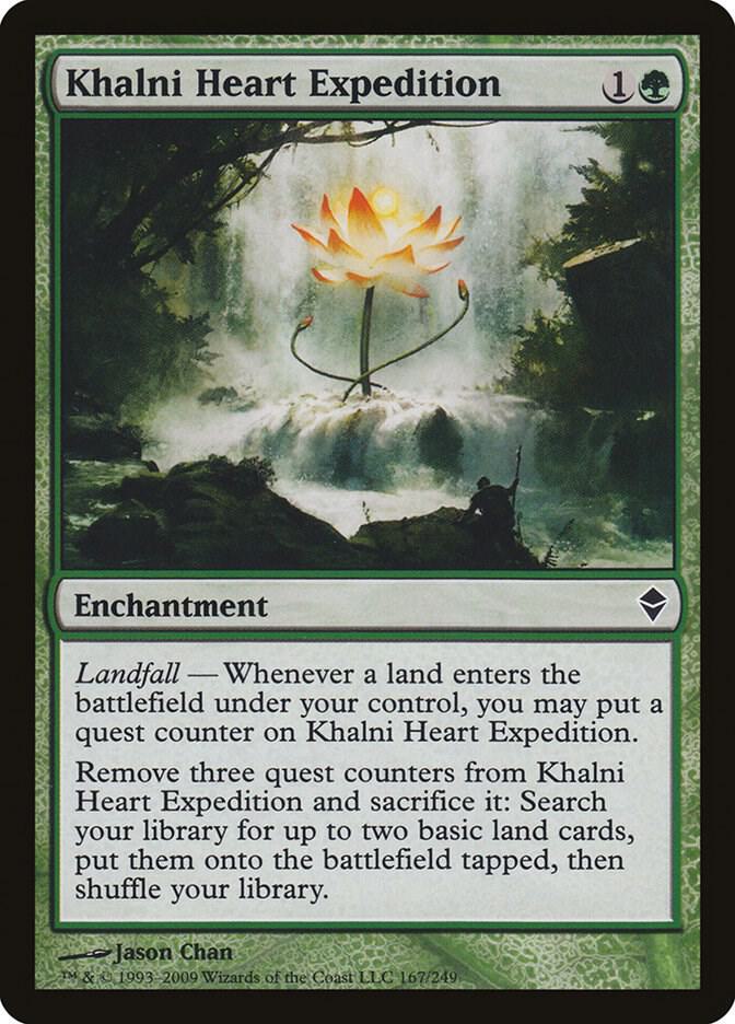 Khalni Heart Expedition 167 card from Zendikar