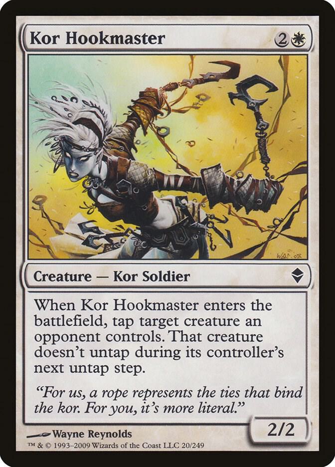 Kor Hookmaster 20 card from Zendikar