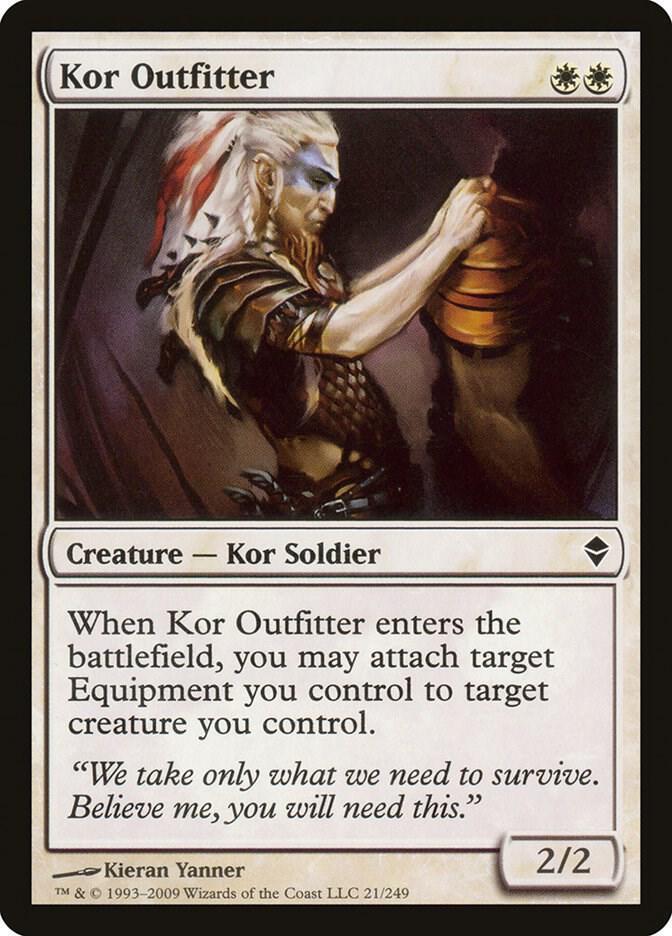 Kor Outfitter 21 card from Zendikar