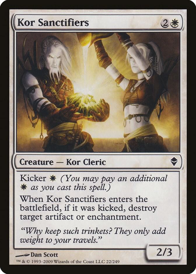 Kor Sanctifiers 22 card from Zendikar