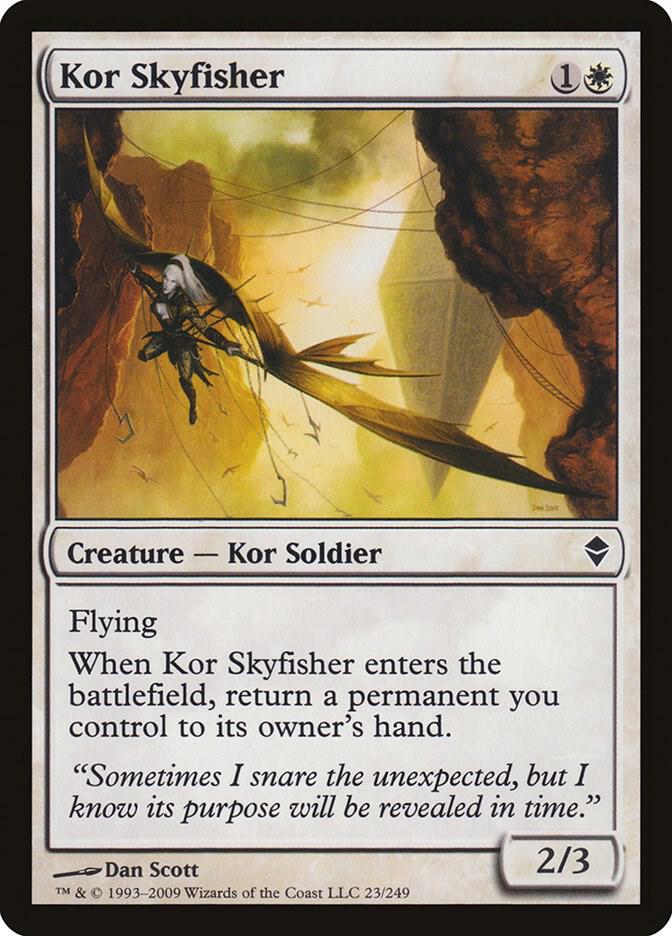 Kor Skyfisher 23 card from Zendikar