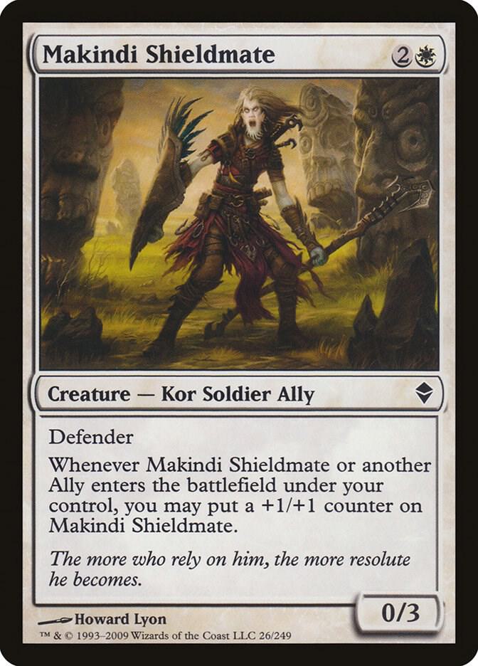 Makindi Shieldmate 26 card from Zendikar