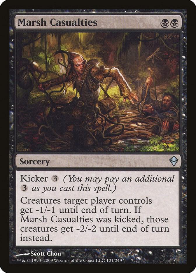 Marsh Casualties 101 card from Zendikar