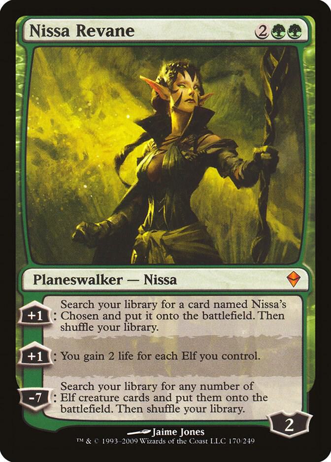 Nissa Revane 170 card from Zendikar