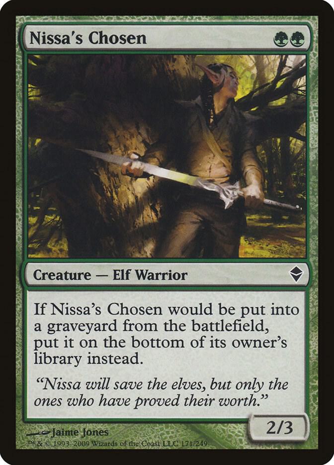 Nissa's Chosen 171 card from Zendikar