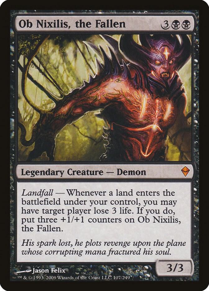 Ob Nixilis, the Fallen 107 card from Zendikar