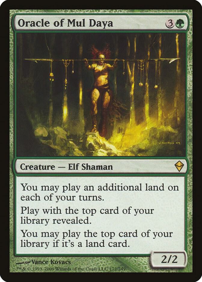 Oracle of Mul Daya 172 card from Zendikar