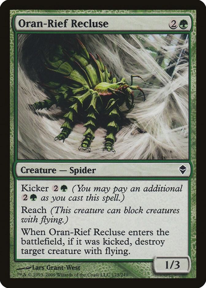 Oran-Rief Recluse 173 card from Zendikar