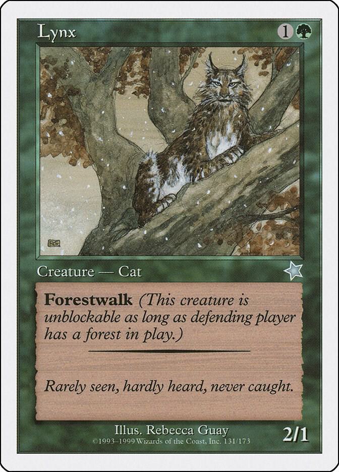 Lynx 131 card from Starter 1999