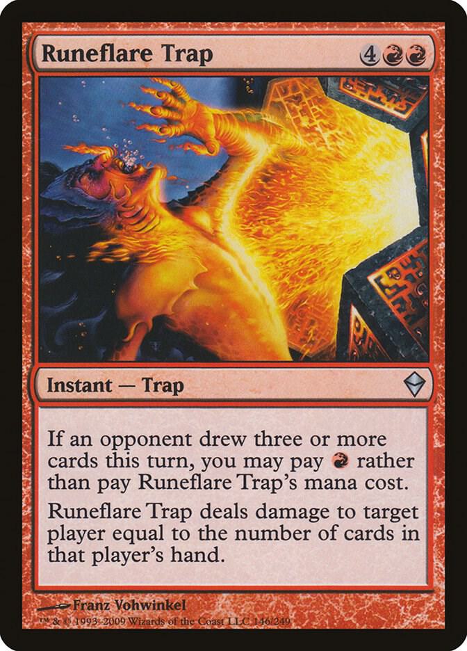 Runeflare Trap 146 card from Zendikar