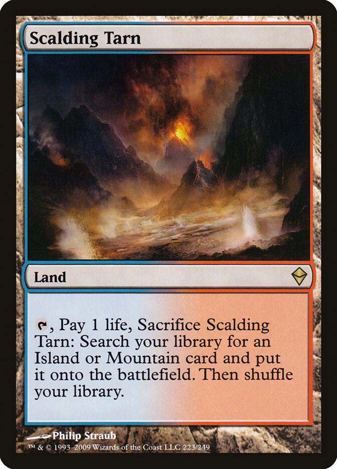 Scalding Tarn 223 card from Zendikar