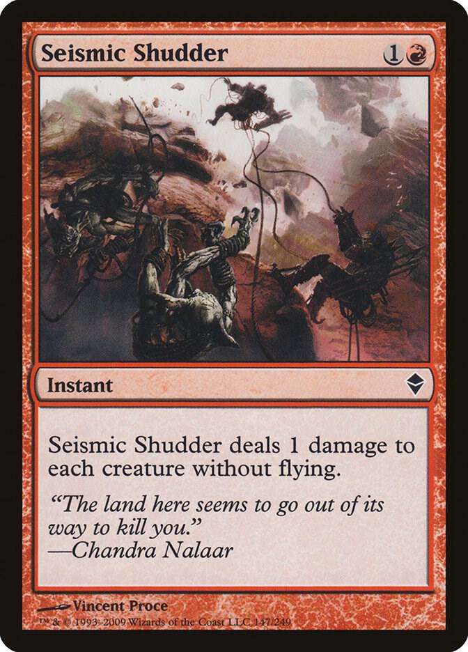 Seismic Shudder 147 card from Zendikar