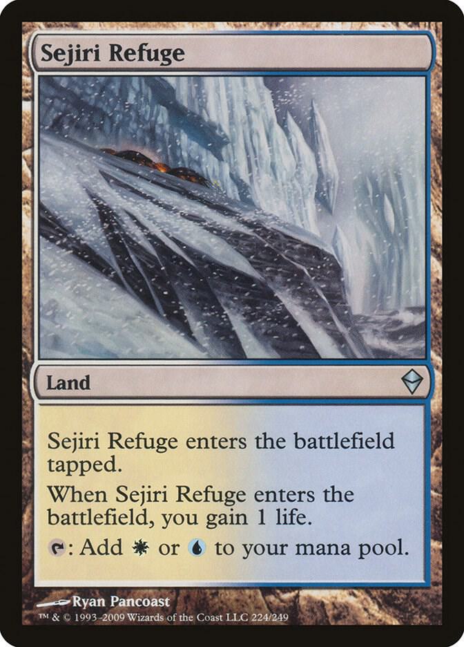 Sejiri Refuge 224 card from Zendikar