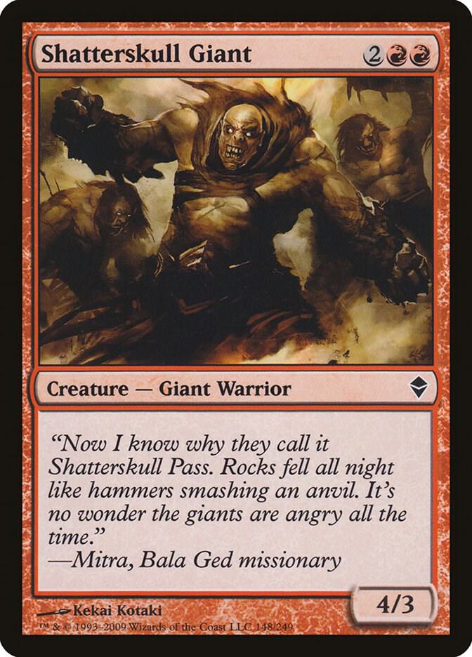 Shatterskull Giant 148 card from Zendikar