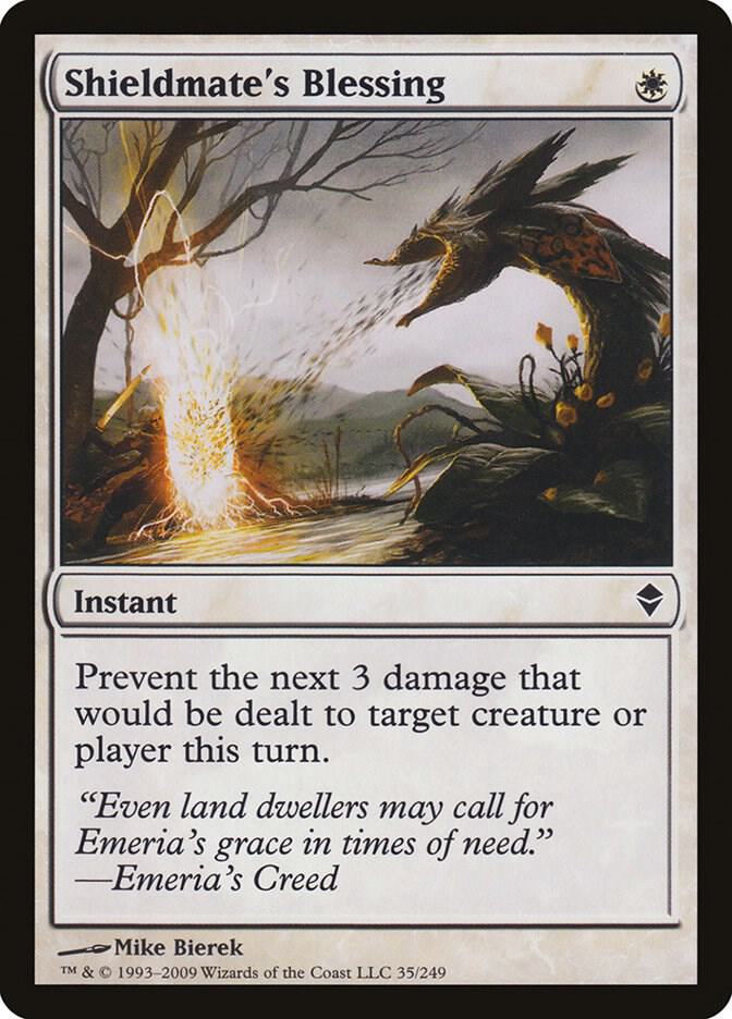 Shieldmate's Blessing 35 card from Zendikar