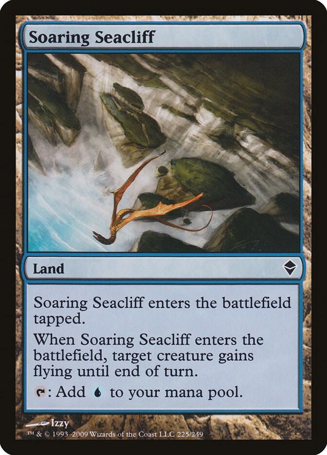 Soaring Seacliff 225 card from Zendikar