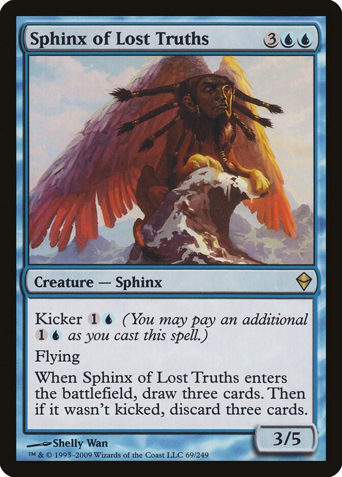 Sphinx of Lost Truths 69 card from Zendikar