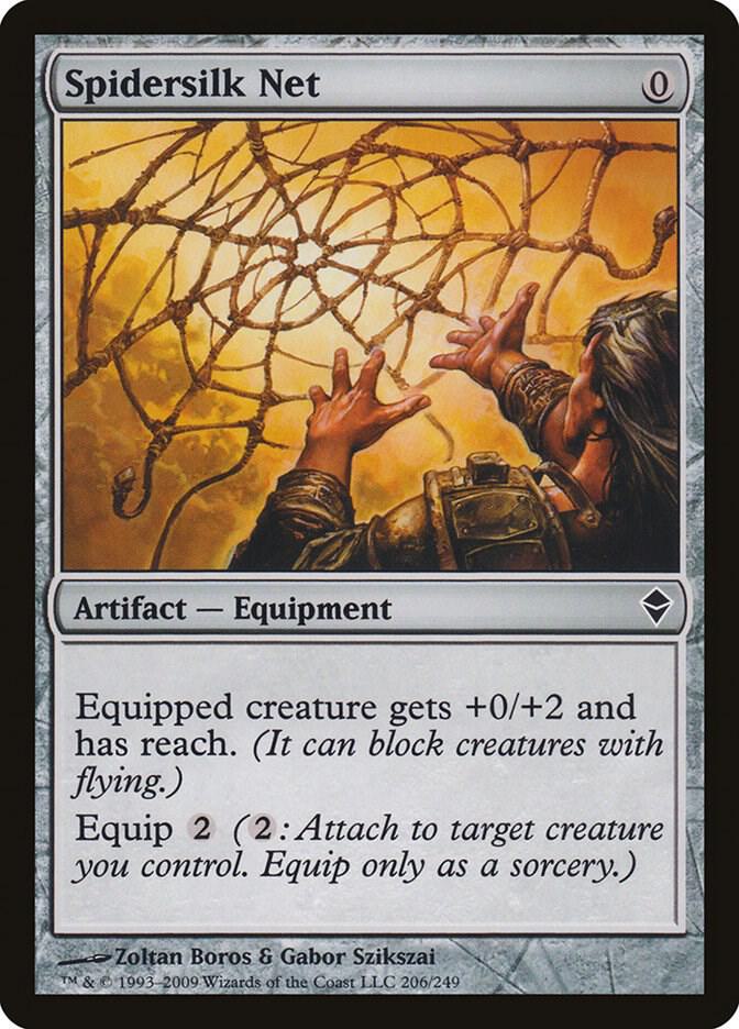 Spidersilk Net 206 card from Zendikar
