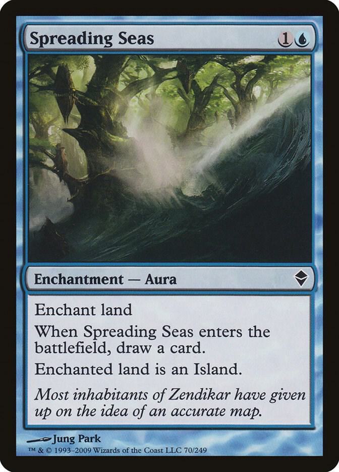 Spreading Seas 70 card from Zendikar
