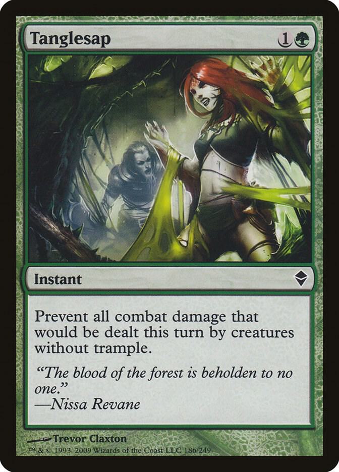 Tanglesap 186 card from Zendikar