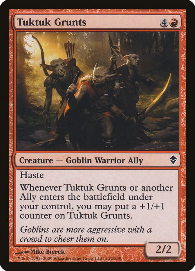 Tuktuk Grunts 152 card from Zendikar