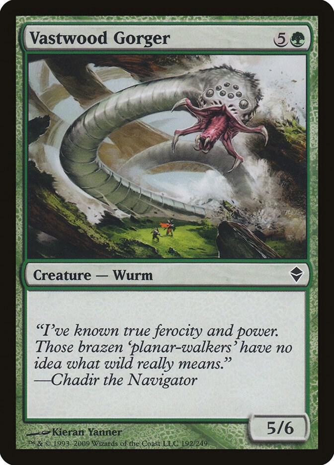 Vastwood Gorger 192 card from Zendikar