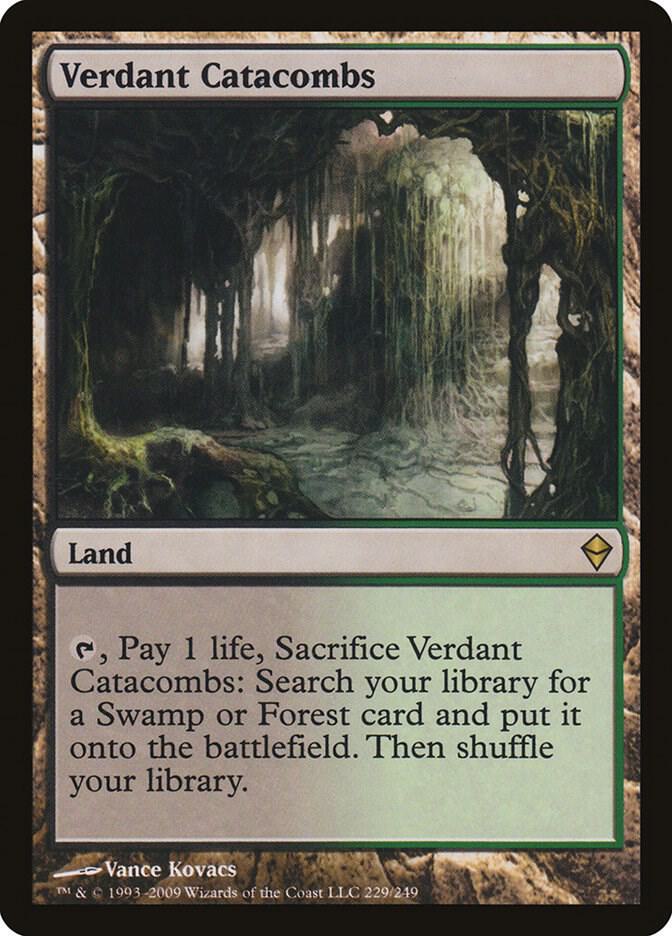 Verdant Catacombs 229 card from Zendikar