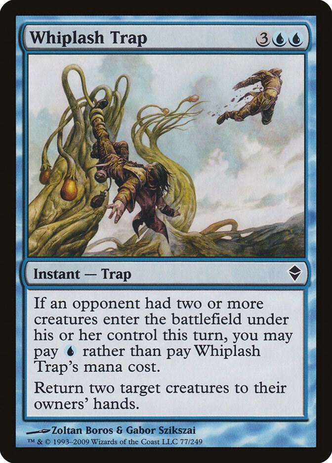Whiplash Trap 77 card from Zendikar