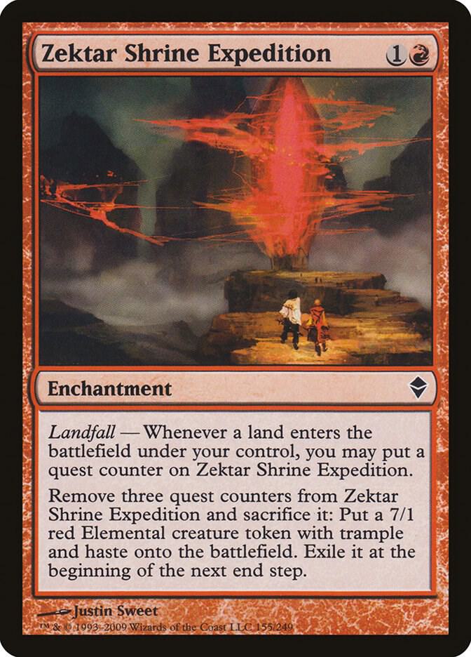 Zektar Shrine Expedition 155 card from Zendikar