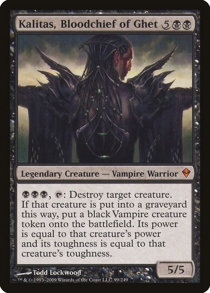 Kalitas, Bloodchief of Ghet 99 card from Zendikar
