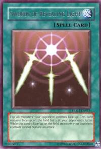 Swords of Revealing Light DLG1-EN013 card from Dark Legends