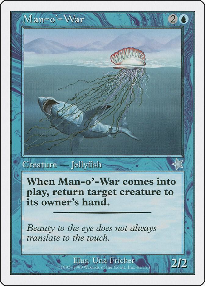 Man-o'-War 41 card from Starter 1999