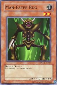 Man-Eater Bug DLG1-EN015 card from Dark Legends