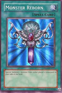 Monster Reborn DLG1-EN017 card from Dark Legends