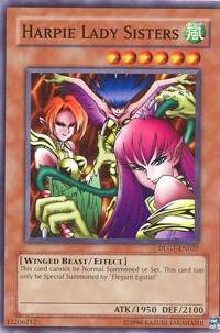 Harpie Lady Sisters DLG1-EN027 card from Dark Legends