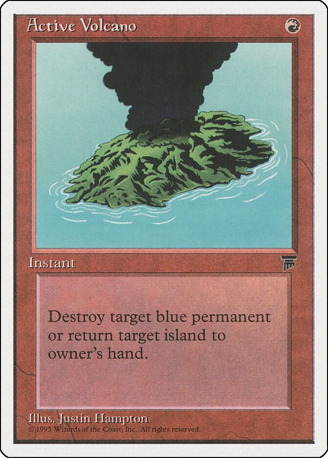 Active Volcano card from Chronicles