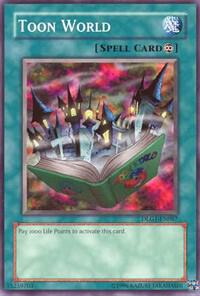 Toon World DLG1-EN067 card from Dark Legends