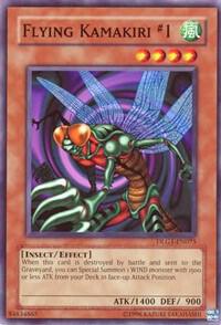 Flying Kamakiri #1 DLG1-EN075 card from Dark Legends
