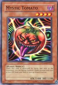 Mystic Tomato DLG1-EN077 card from Dark Legends