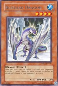Blizzard Dragon DLG1-EN101 card from Dark Legends