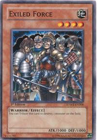 Exiled Force SDWS-EN008 card from Structure Deck: Warriors' Strike