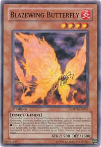 Blazewing Butterfly SDWS-EN012 card from Structure Deck: Warriors' Strike