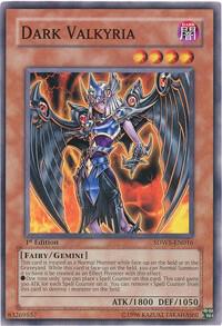 Dark Valkyria SDWS-EN016 card from Structure Deck: Warriors' Strike