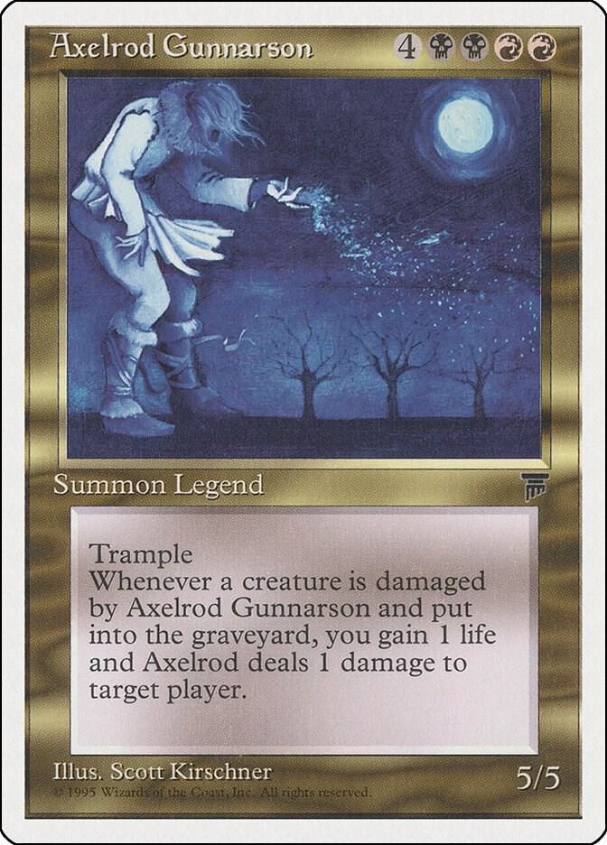 Axelrod Gunnarson card from Chronicles