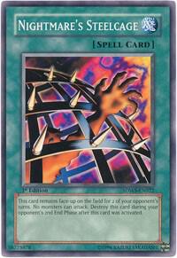 Nightmare's Steelcage SDWS-EN022 card from Structure Deck: Warriors' Strike